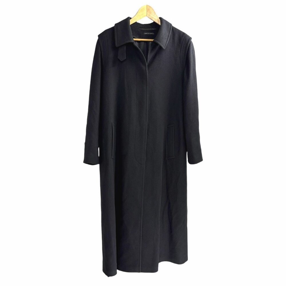 Schneiders Salzburg Virgin Wool Cashmere Trench Coat 10 L Austria Quiet Luxury